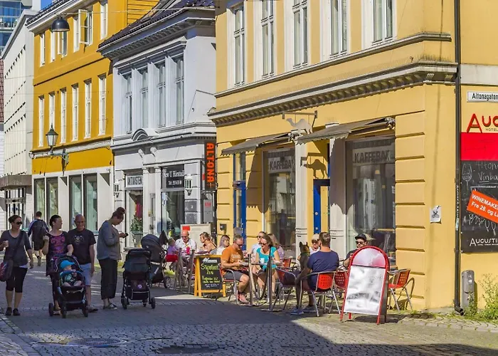 Apartmán 500 M Til Bryggen I Skjermet Uteplass!